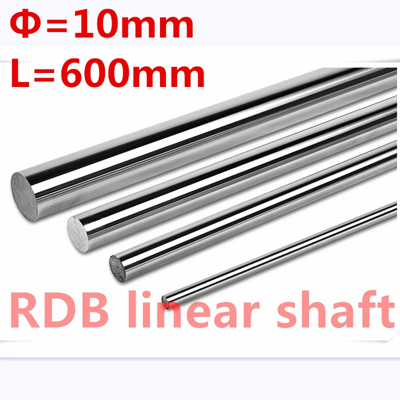 4pcs/lot 10mm linear shaft 600mm 10-600mm harden chrome plated linear rail CNC parts round rod