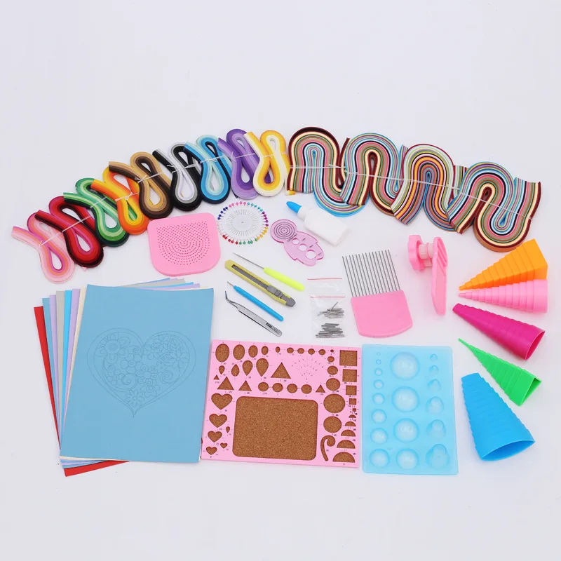 DIY craft paper  paper Quilling tool set beginner based paper quilling origami materials tool