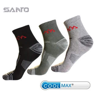 Santo S002 Outdoor Ride Socks Coolmax Quick-drying Sports Socks Spring and Summer Thin Breathable Male Socks