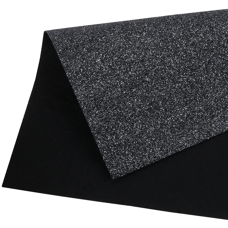 Nanchuang 1.2mm Thickness Soft Glitter Non Woven Polyester Felt For DIY Handmade Home Decoration Sewing Dolls Material 21X30cm