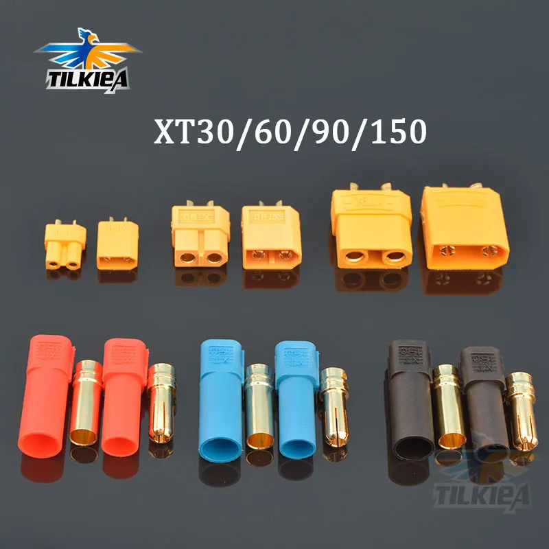 A pair XT30 XT60 XT90 XT150  Male Female Bullet Connectors Plug For RC Lipo Battery Boat Car Quadcopter Multicopter