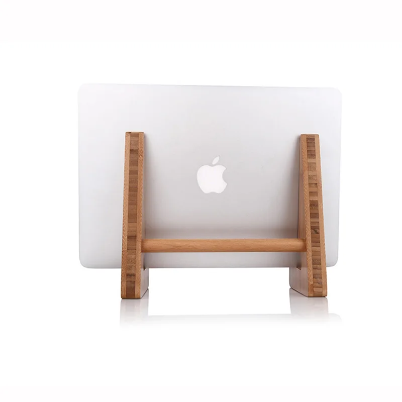 Increased Height Solid Wood Firm Cooling Bracket for Macbook Air Pro Retina 11 12 13 15 Vertical Base Stand for IPAD PC Stand