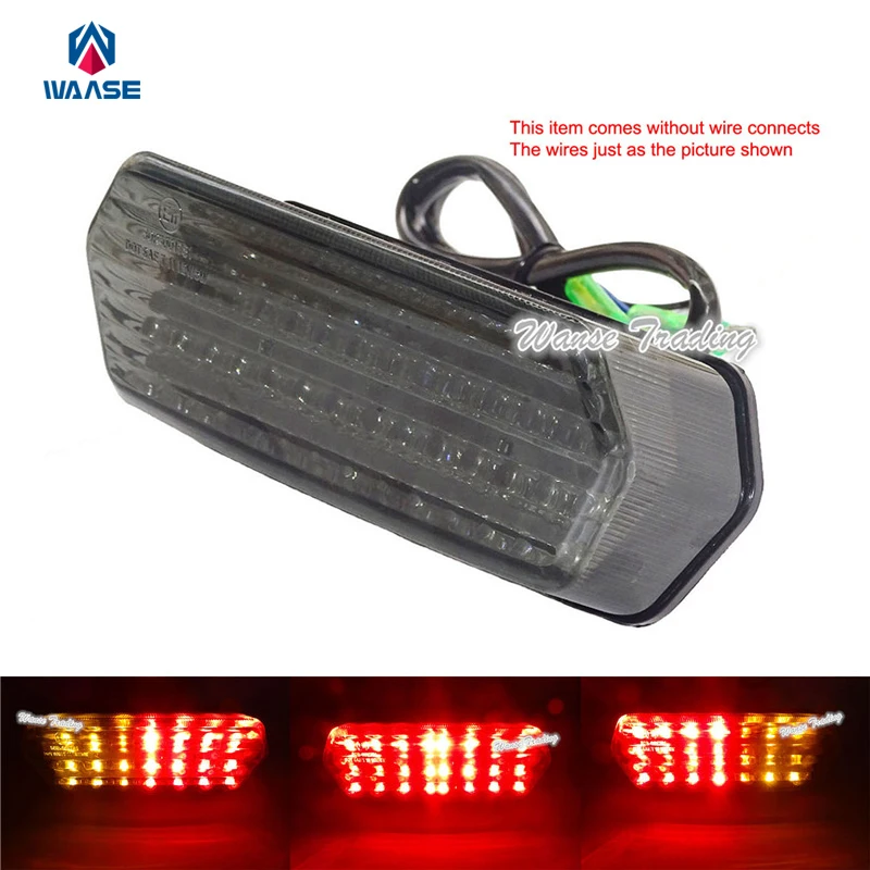 

waase Tail Brake Turn Signals Integrated Led Light Lamp For 2014-2018 Honda CB650 CBR650 CB650F CBR650F CB CBR 650F RC74 RC75