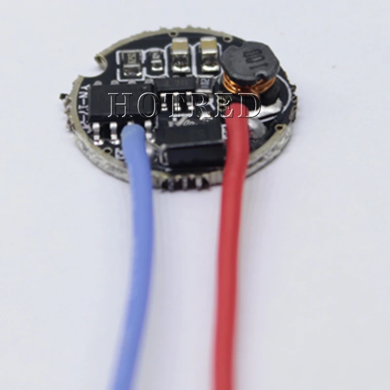 1PCS 5PCS 3W LED driver 17mm 3.7-12V DC 1 Mode LED Flashlight Driver for 3W XRE-Q5/XPE /XBD XB-D all kind of 3W LED Light Lamp