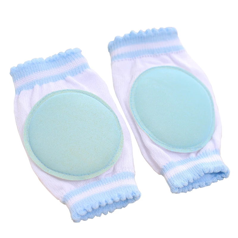 1Pair Boys Girls Kneepad Cozy Cotton Breathable Sponge Children Knee Pads Baby Learn To Walk Best Protection Circular Kneepad