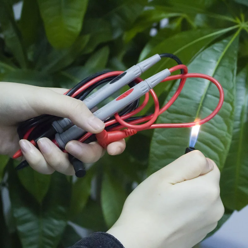 Sonda de Teste Universal de Sonda Pinos de Derivações de Sonda para Multímetro Digital Ponta de Agulha Sonda Testadora 20a 1000v Par