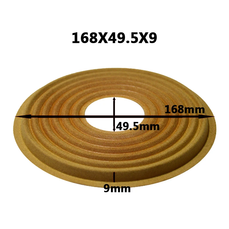 2pcs 167x49.5/168x49.5/170x49.5/170x51.5mm Elastic Wave Loudspeaker Subwoofer Woofer Bass Speaker Repair Spider Damper