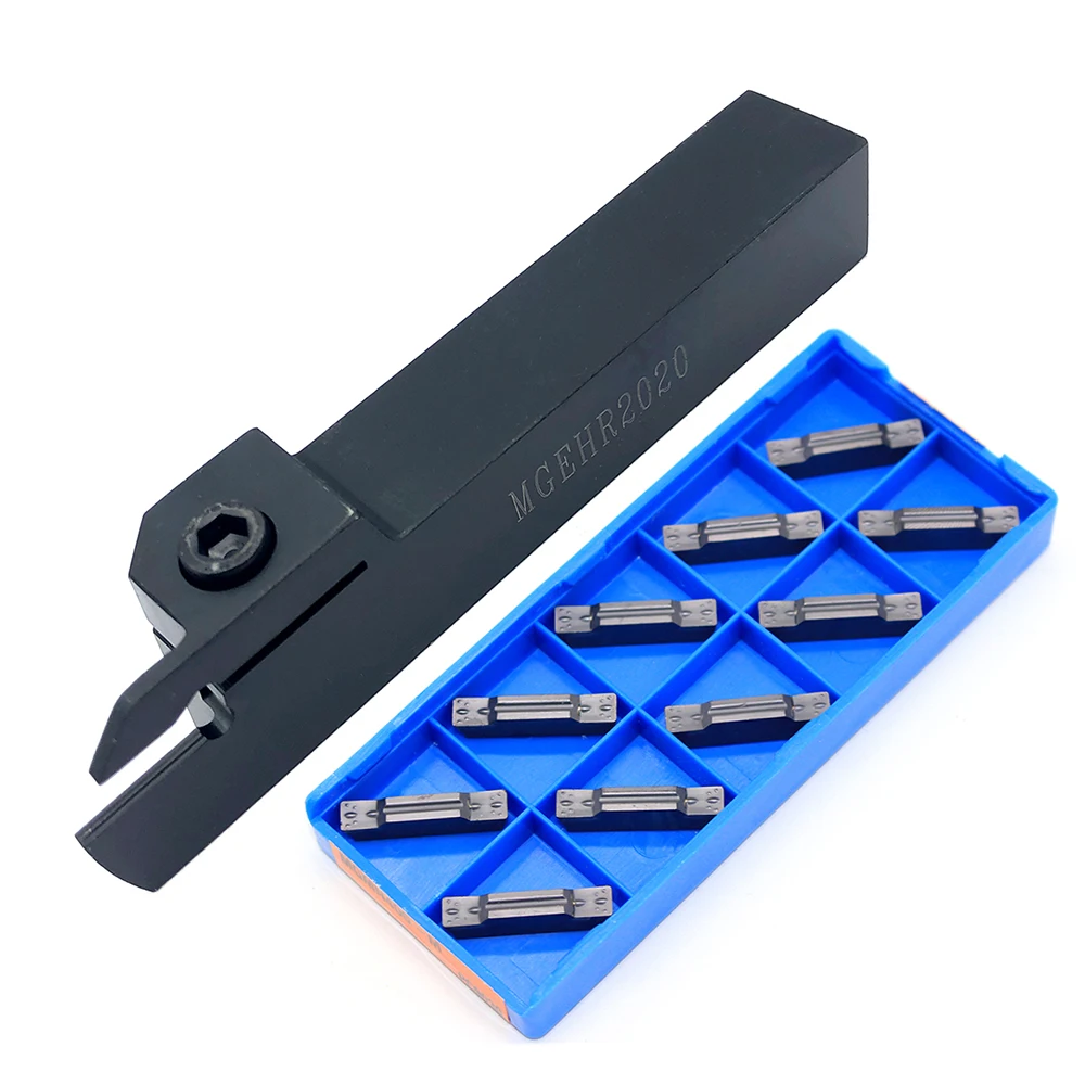 10 قطعة MGMN400 M NC3020 PC9030 كربيد إدراج الحز تحول أداة مع 1 قطعة MGEHR1616 2020 2525 -4 الأخدود CNC أداة حامل مجموعة