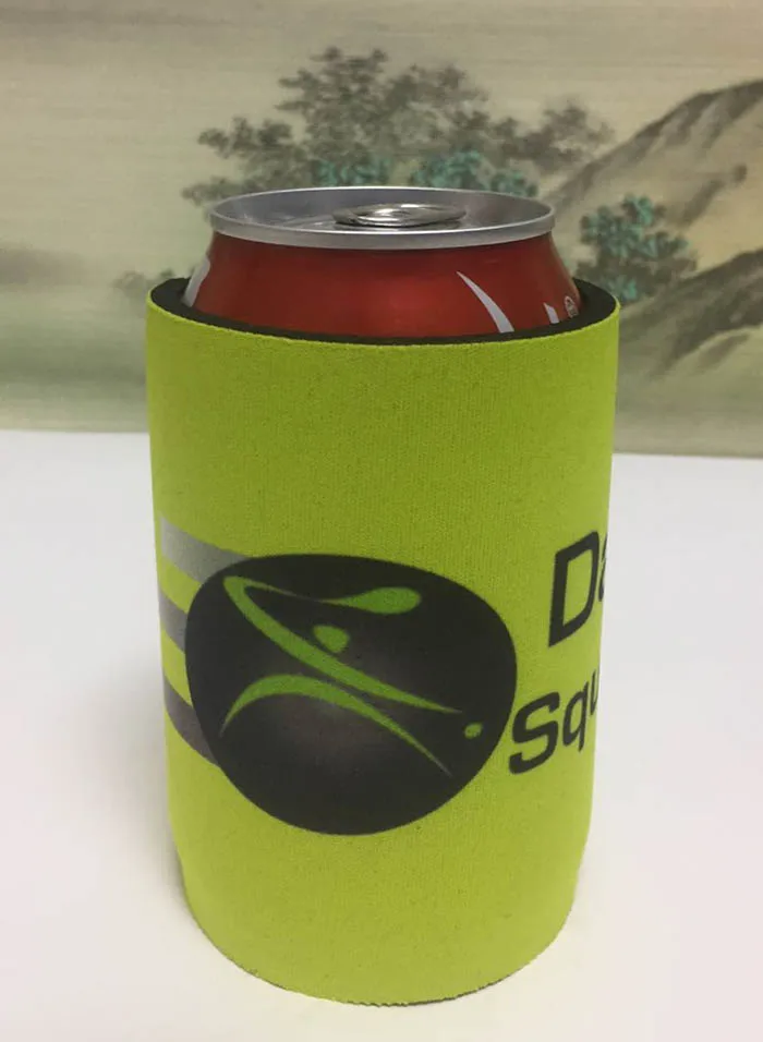 

100pcs/lot Promotional Custom Australia Stubby Holder custom Beer Can Cooler With Customer Logo Printing Heat Transfer Print