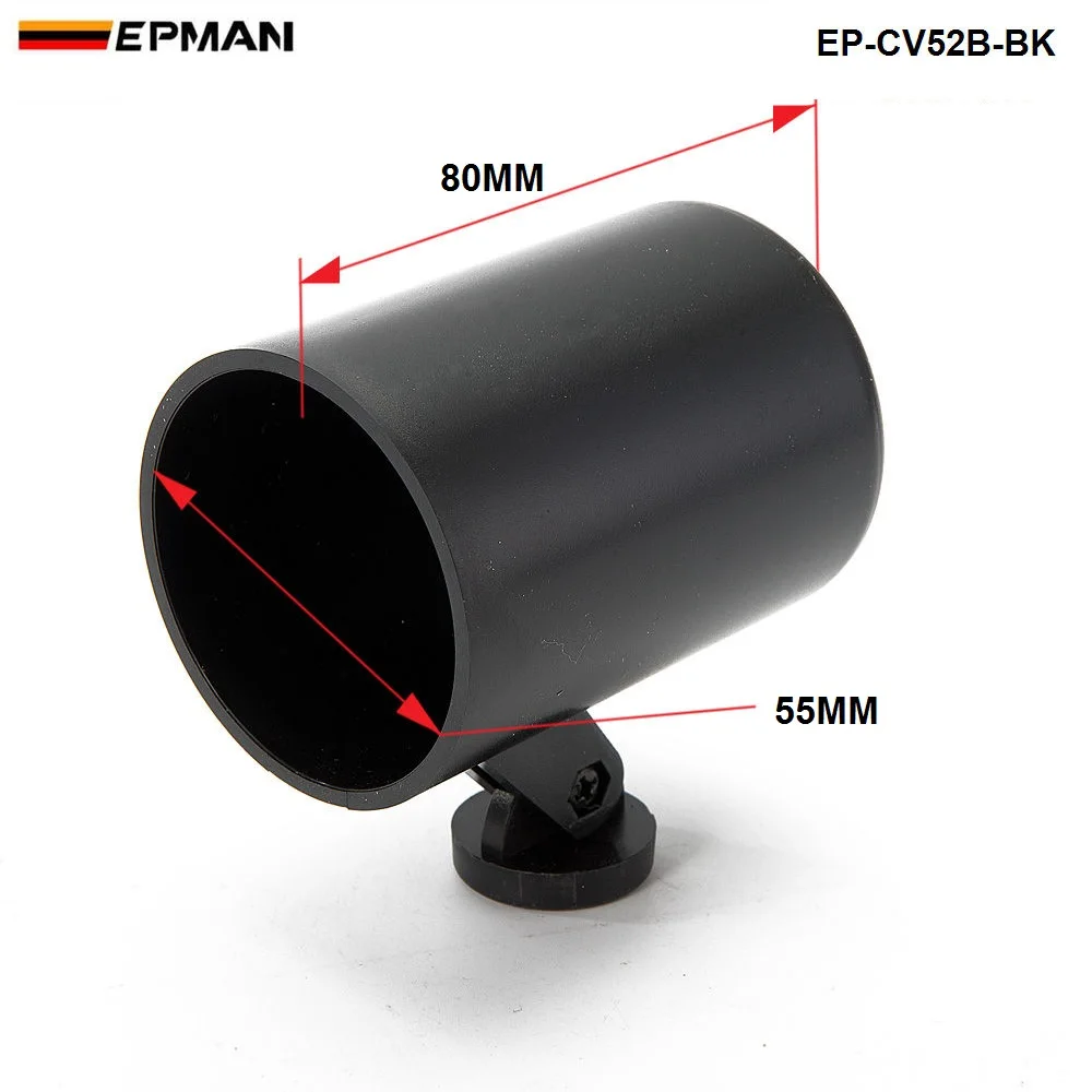 1 GAUGE TRIPLE GAUGE PANEL 52MM HOLDER COVER black,have in stock 1pcs-52mm black-B For BMW E60 E61 5 SERIES EP-CV52B-BK