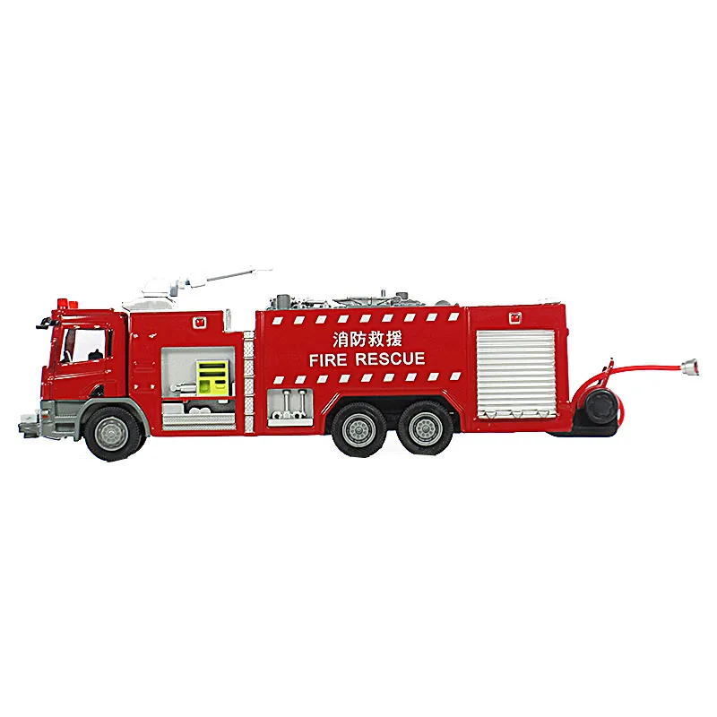 KAIDIWEI 1:50 Fire Rescue Toy Car Fire Engines Water Tank Model For Children