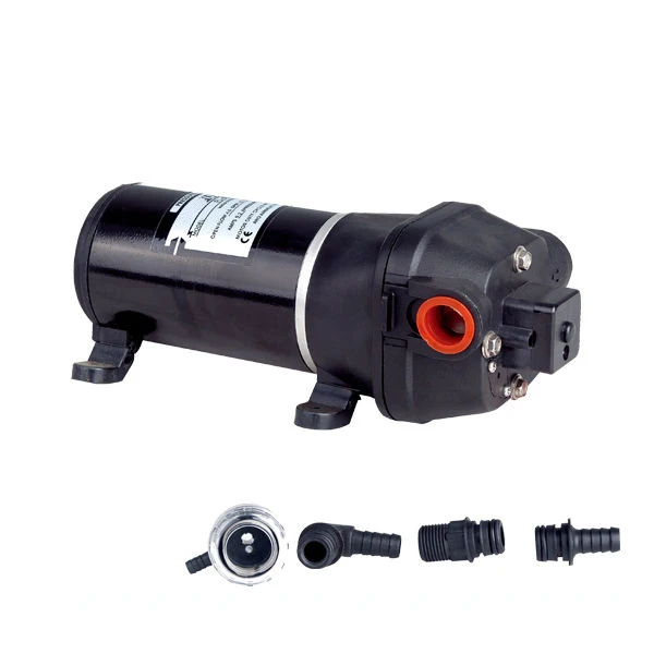 SOVOFLO SDP-41A Electric Diaphragm DC 12V High Pressure Water Pump 100PSI 17LPM with Pressure Switch Pressure Washing Spraying