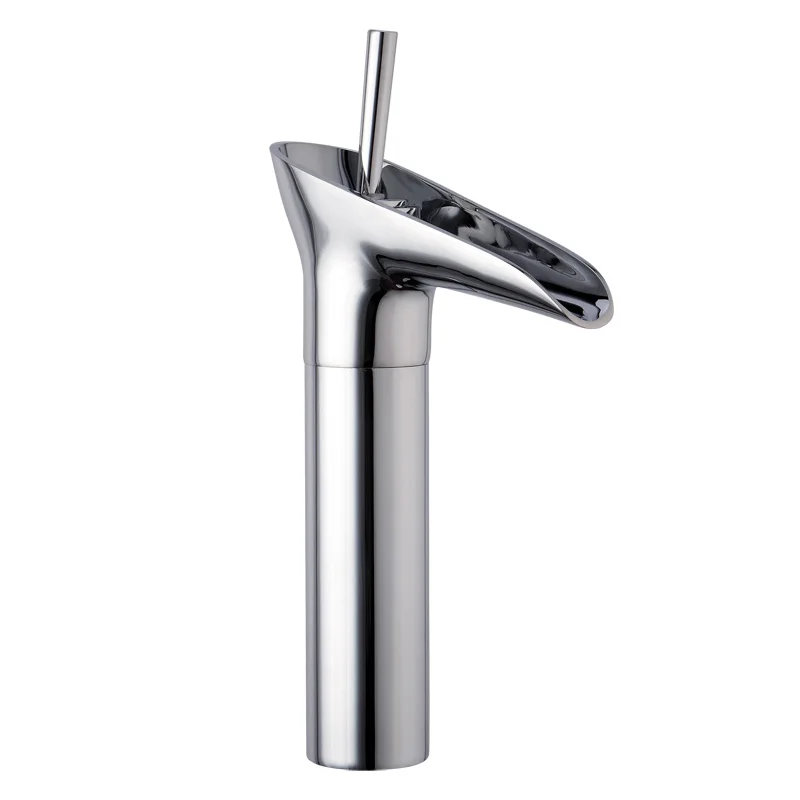 BAKALA Modern Washbasin Cann Bathroom Faucet Mixer Waterfall Hot and Cold Water taps for Basin of Bathroom  GZ-8007