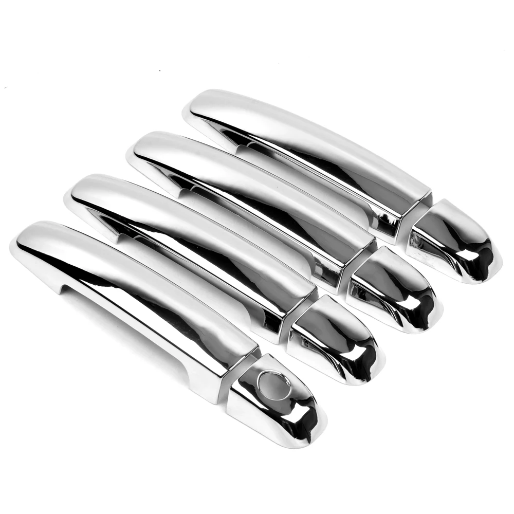 

Door Handle Covers For Suzuki Grand Vitara SX-4 SX4 Kizashi Swift 2005-2011 Chrome Trim Sticker w/ Smart Keyhole Car Styling