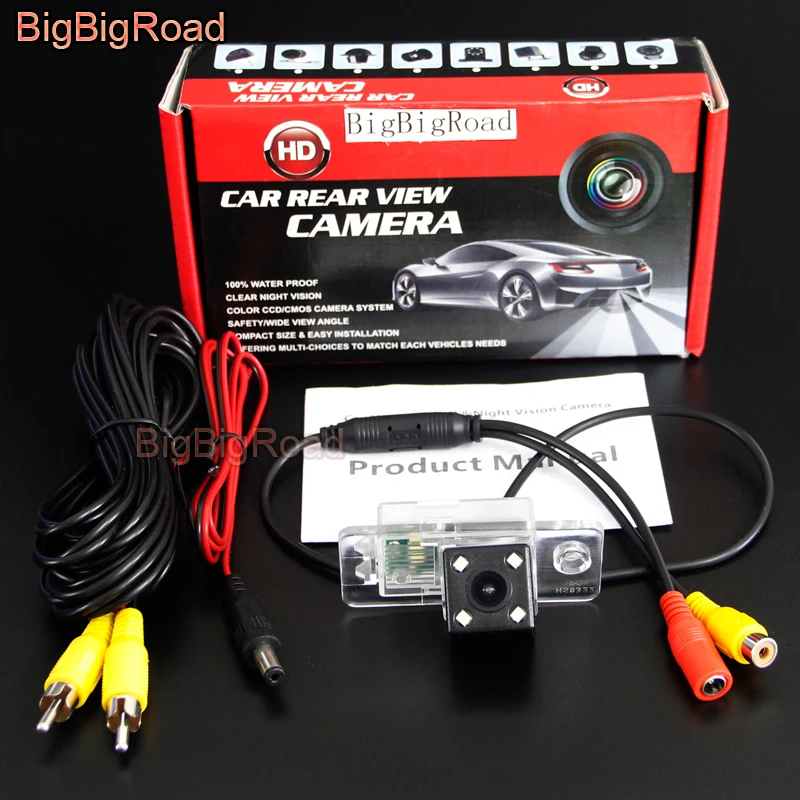 

BigBigRoad For Audi A3 A4 A5 A6L A8 A8L Q7 S3 S4 S5 S6 S8 RS3 RS5 RS6 2009 - 2015 Car Rear View Backup Parking CCD Camera