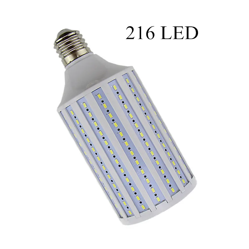 Lampada 38W LED Lamp 5630 SMD E27 E40 B22 216 LEDs Corn Bulb Lighting AC 85-265V Chandelier Ceiling Light Cold white Warm white