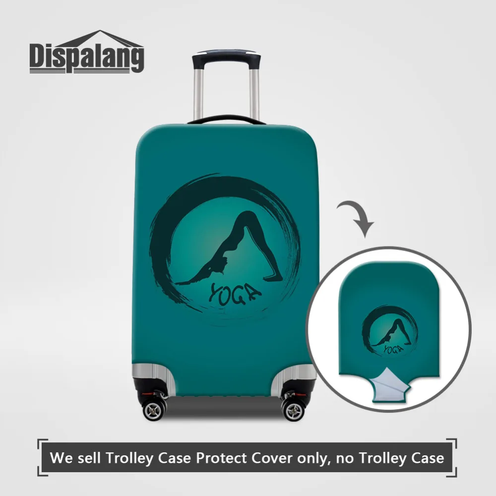 Dispalang Brand Travel Luggage Protective Covers Yoga Girls Luggage Cover For 18-30 Inch Trolley Case Elastic Suitcases Cover