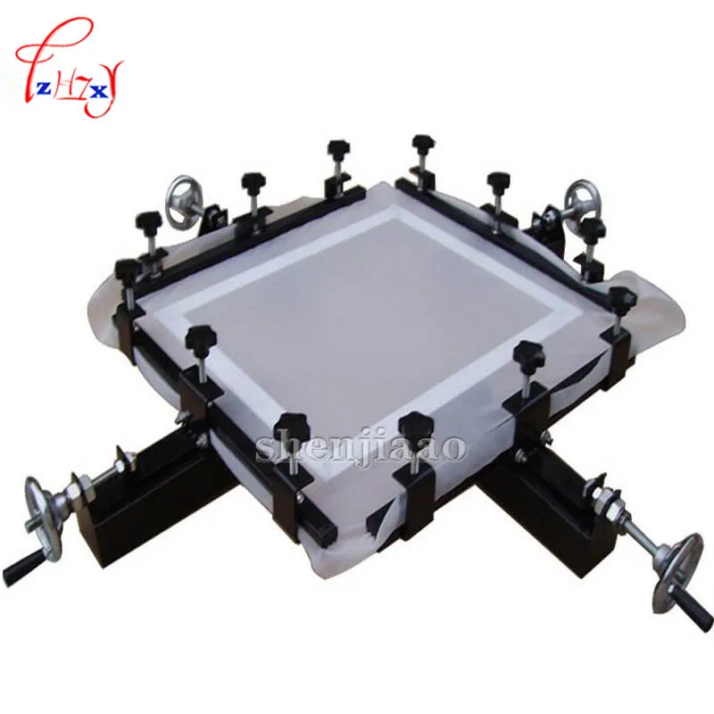 Hohe Präzision 24 "x 24" Bildschirm Stretching Hand Bildschirm Maschine Printiing Stretch