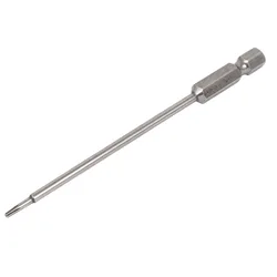 Uxcell-vástago hexagonal de 1/4 pulgadas, broca de destornillador de seguridad Torx magnético, 100mm de largo para trabajos de reparación, T6, T7, T8, T9, T10, T15, T25, T30, 1 ud.