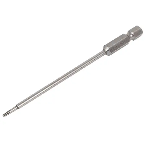 Uxcell 1 peça 1/4 "haste sextavada t6 t7 t8 t9 t10 t15 t25 t30 chave de fenda de segurança torx magnética bit 100mm de comprimento para trabalho de reparo