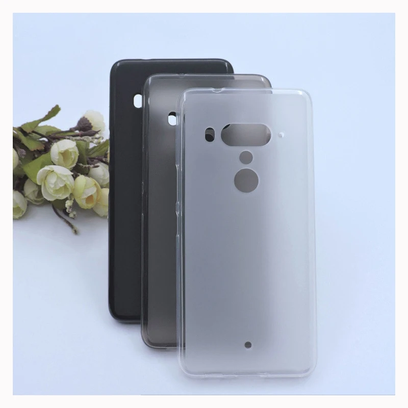 1PCS For HTC U12 plus case transparent Soft TPU shell back cover For HTCU12 plus cover For HTC U12plus cases