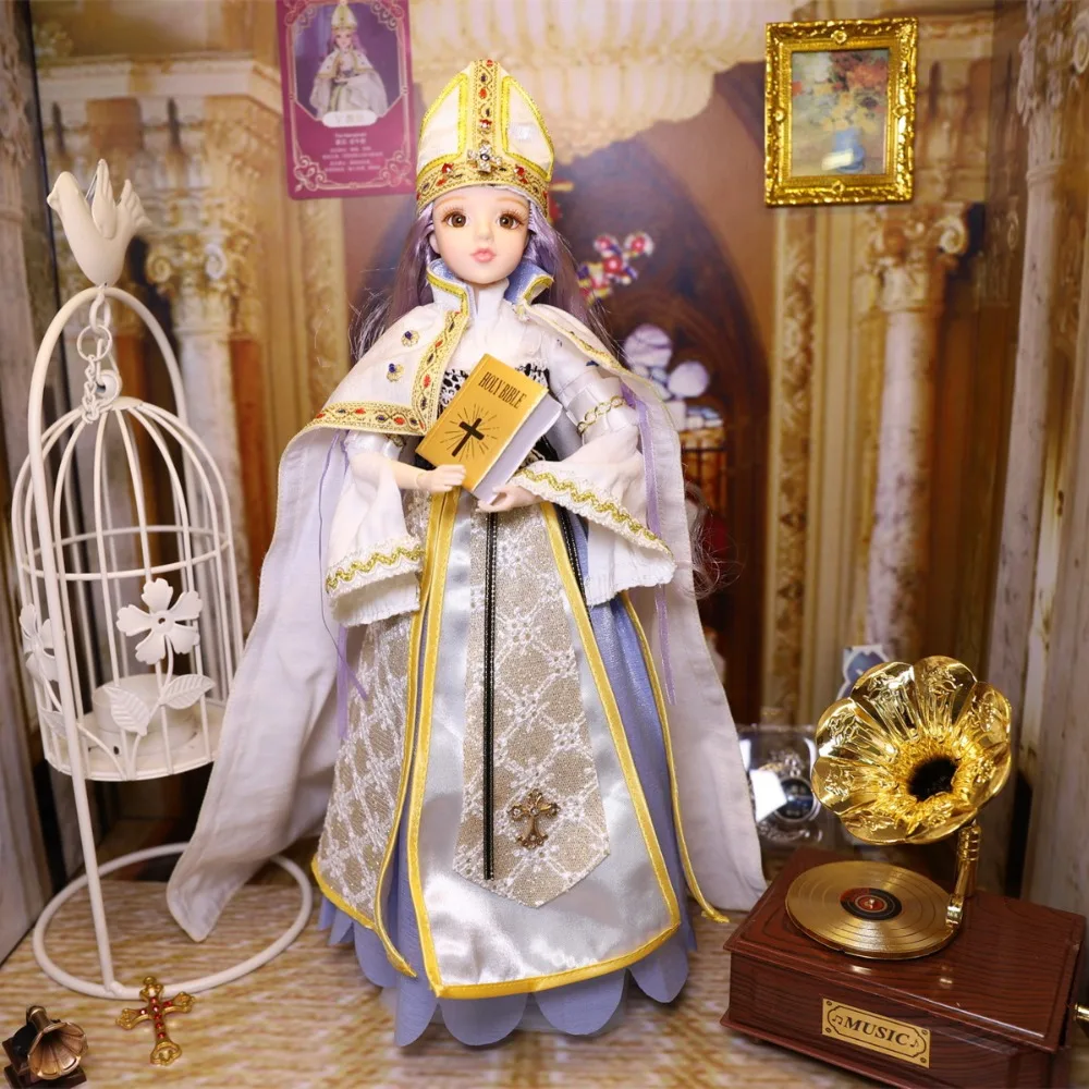 1/6 BJD TAROT CARD Pope Major Arcana 30cm 14 joint body MMGirl Doll Premium gift box packaging girl toy gift