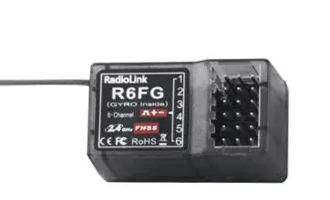 Oryginalny odbiornik Radiolink R6FG 2.4G 6-kanałowy żyroskop zintegrowany z nadajnikiem RC6GS, RC4GS, RC4G, RC3S, T8FB