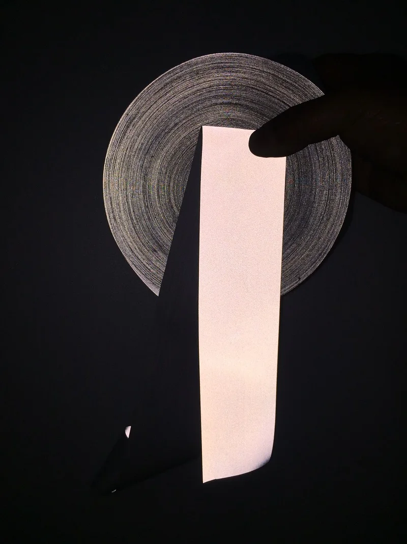 5M Length High Light Thicken TC Fabric Reflective Safety Warning Tape