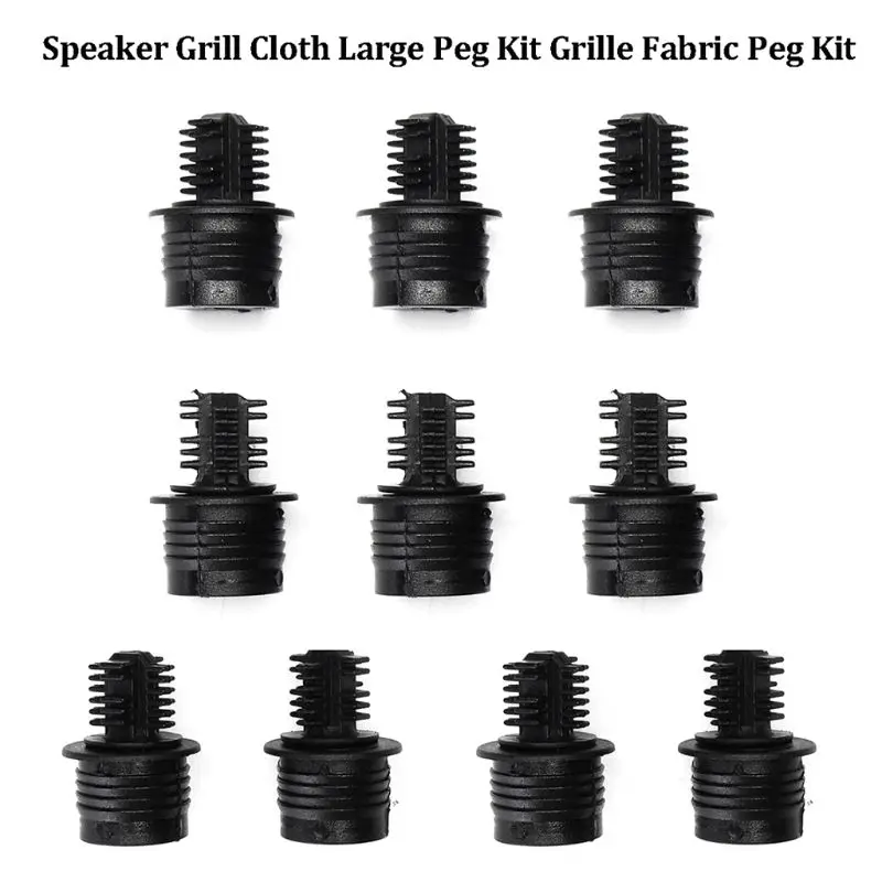 10Pair DIY Speaker Buckles ABS Plastic Speaker Grill Peg Ball Socket Fastener Screw Part for Speaker Accessories