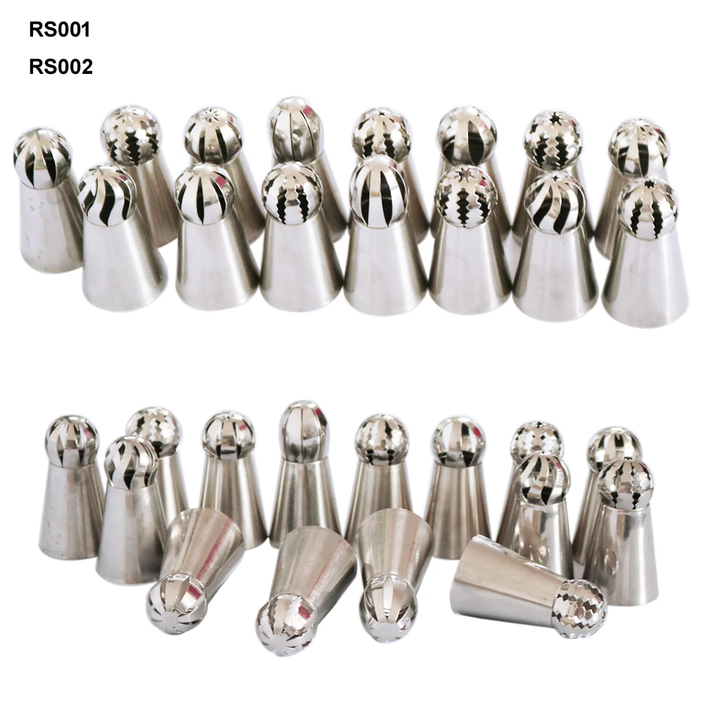 129PCS Stainless Steel Nozzles Pastry Set Icing Piping Nozzle Cake Decorating Tips Wedding Birthday Party Cake Decoration CS002