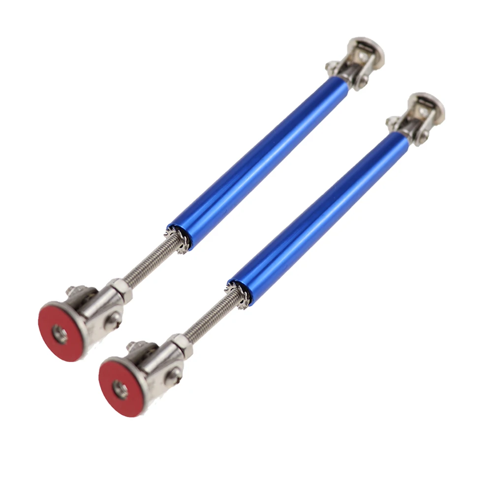 Car Splitter Rods Racing Adjustable Adhensive Front Rear Bumper Lip Support Strut Brace Tie Pull Bar Kit 75/100/150/200mm 1 Pair