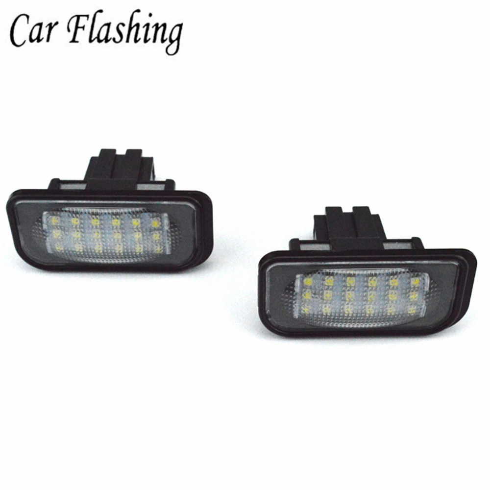 Canbus LED License Number Plate Light Assembly Replacement For Mercedes Benz C-class W203 4D R230 W209 C209 A209 SL CLK Class