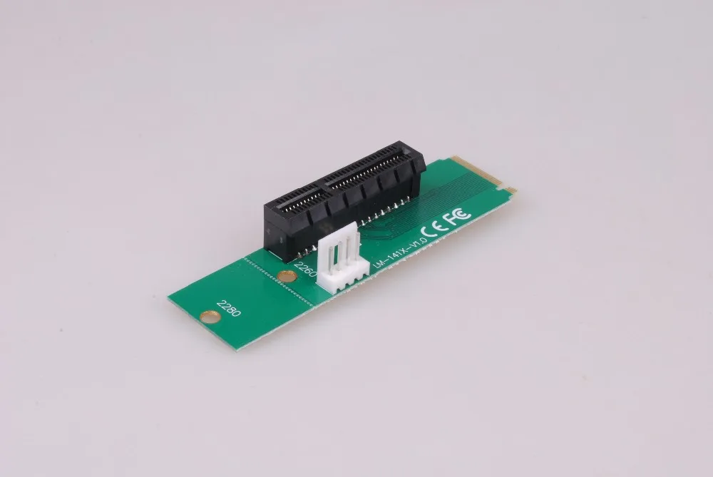 2018 new wholesale NGFF M2 to PCI-e 4x Slot Riser Card M key M.2 SSD Port to PCI Express adapter Convertor