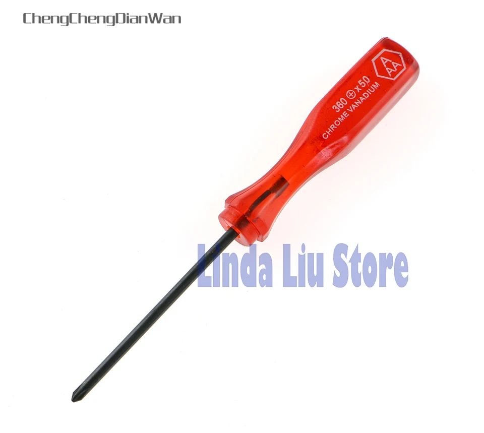 ChengChengDianWan 100pcs 2.0mm Cross Screw Driver Tool + Screwdriver for NDS NDSL GBA SP Wii repair tool