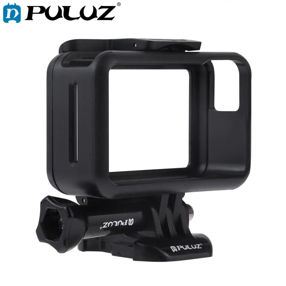 PULUZ Standard Border Frame ABS Protective Shell Cage for DJI Osmo Action Camera Vlog Cage& Buckle Basic Mount & Screw