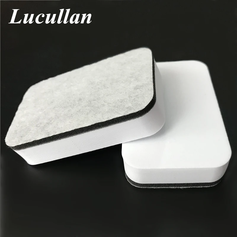 Lucullan Design Non-Woven Fabric Nano Paint Coating Sponge Car Liquid Ceramic Coat Auto Glass Care Protection Applicator