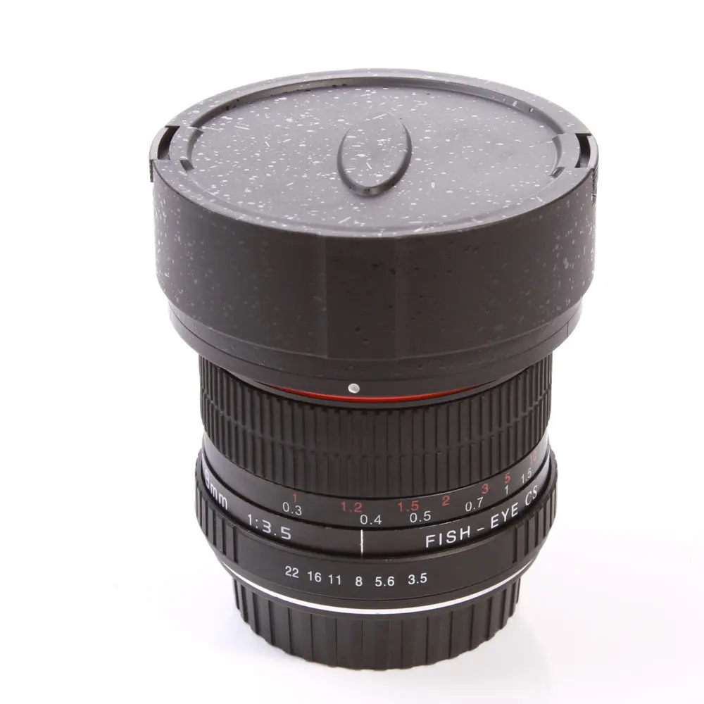 JINTU 8mm f/3.5 Manual Wide Angle Fisheye Prime Lens for Canon 60D 60Da 50D 7D 6D 5D 5DS 1DS T7i T7s T7 T6s T6i T6 T5i T5 T4i T3