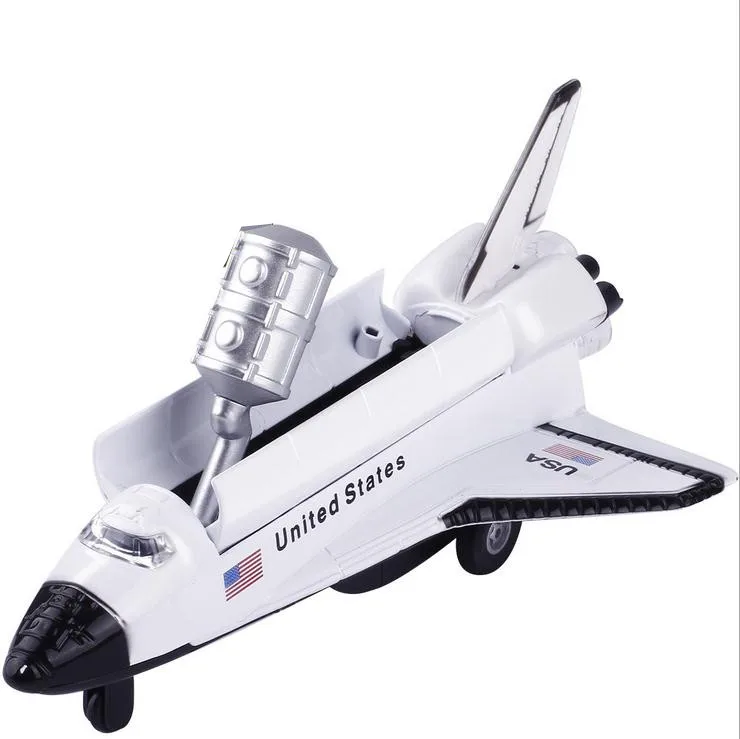 

1:100 High simulation alloy pull back aircraft,metal Shuttle model,musical&flashing,collection toy model,free shipping