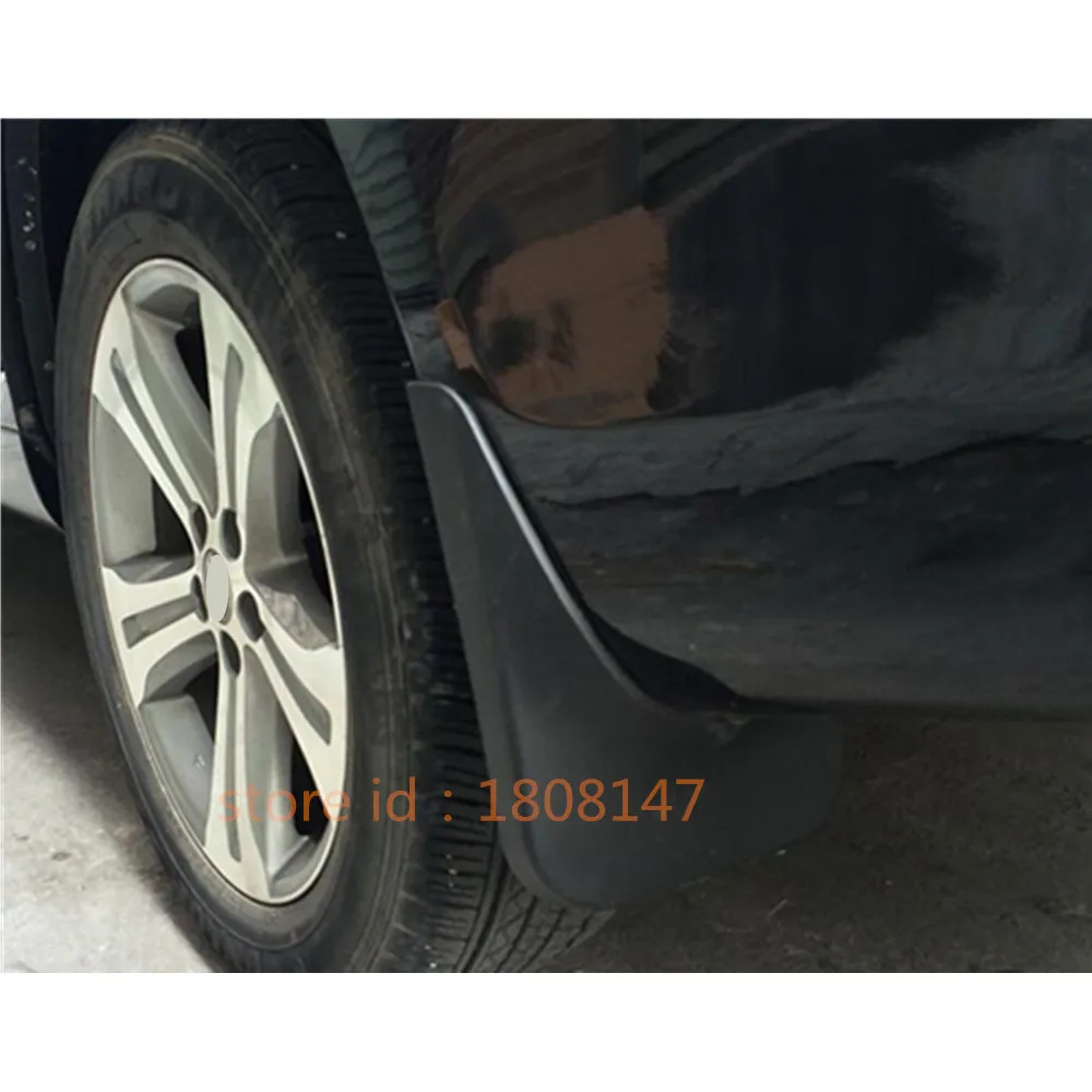 Car Plastic Fender Soft Mudguard Protection Mud Guard Frame 4pcs For Toyota Highlander 2008 2009 2010 2011 2012 2013 2014