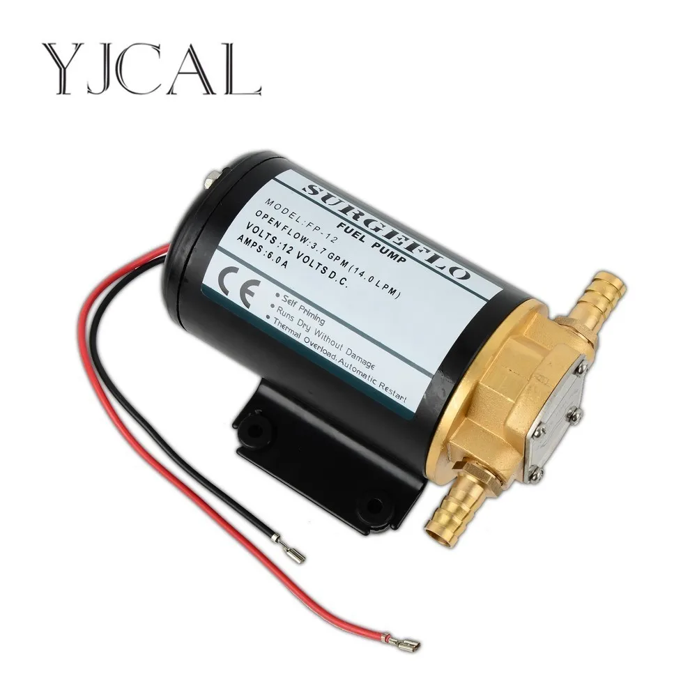 FP-12 12v 24V DC Gear Pump Refueling Self-priming Diesel Pump Miniature Lubricating Oil Pumping Pump Mini Filter Accessories