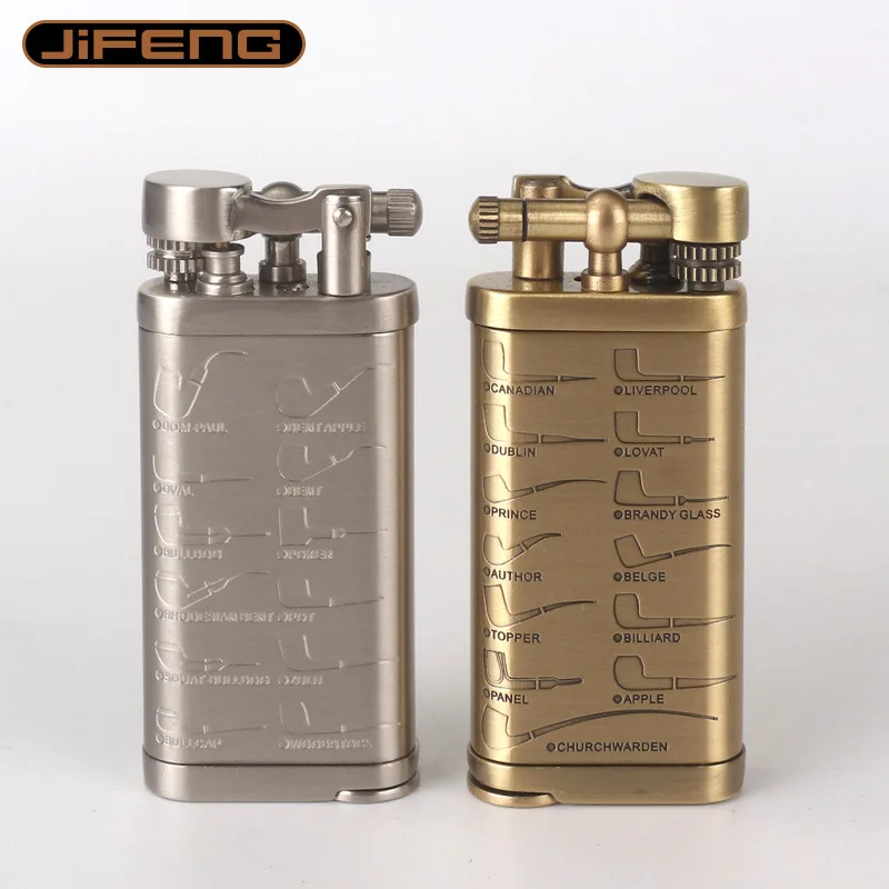 Pipe gas retro lighter, multi-function lighter,Household Merchandises,Lighters & Smoking Accessories