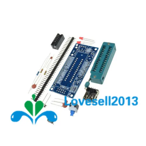 DIY Kit ATmega8 ATmega48 AVR Minimum System Development Board Kits Miniature Mini Electronic Suite Parts Without Chip