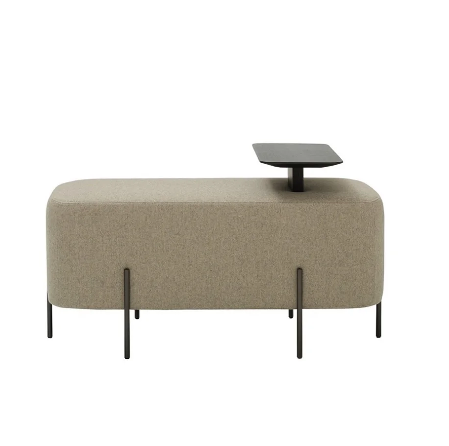 42cm High Ottomans with Mini Table / 90cm Length