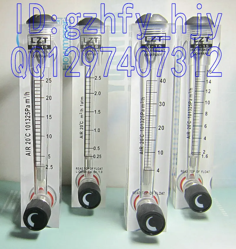 

4-40 cubic LZT-15T adjustable air panel flowmeter gas panel flowmeter