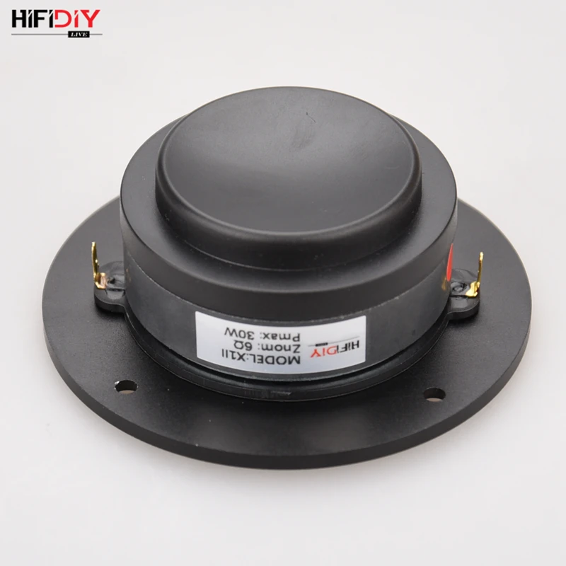 HIFIDIY LIVE 4 inch X1II Tweeter Speaker Unit aluminum transparent Silk membrane 6OHM30W Treble Loudspeaker 94/100/102/103/104mm