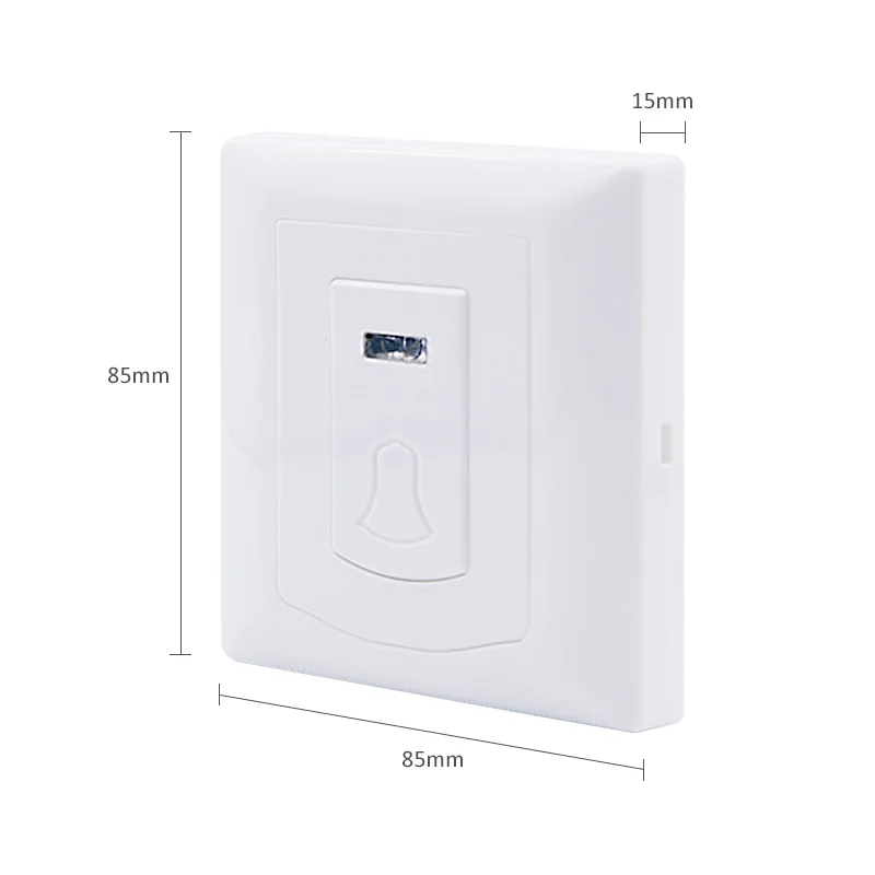 Dingdong-timbre inalámbrico de 433MHz, 868MHz, botón de llamada, luz LED Flash para alarma de enfoque, ST-IIIB,ST-V,ST-IV,ST-VGT