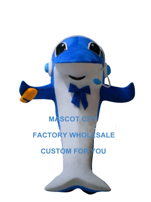 

blue dolphin mascot costume sea star custom cartoon character cosplay adult size carnival costume 3522