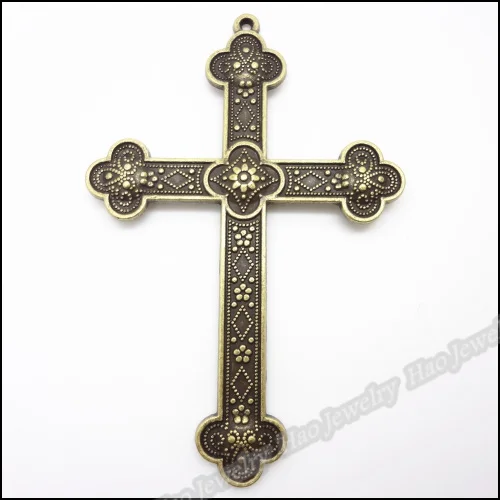 10 pcs Vintage Charms Cross Pendant  Antique bronze Fit Bracelets Necklace DIY Metal Jewelry Making 5640