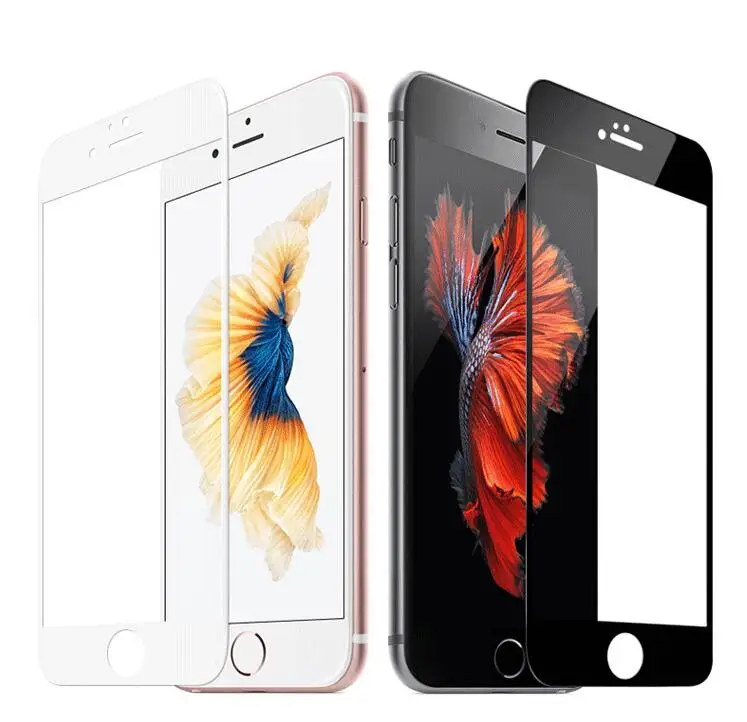 30 pcs Wholesale For iPhone 7 7plus  Protective Glass For iPhone 7 7plus  Tempered Glass 2.5D 9H Full Screen Protector Film