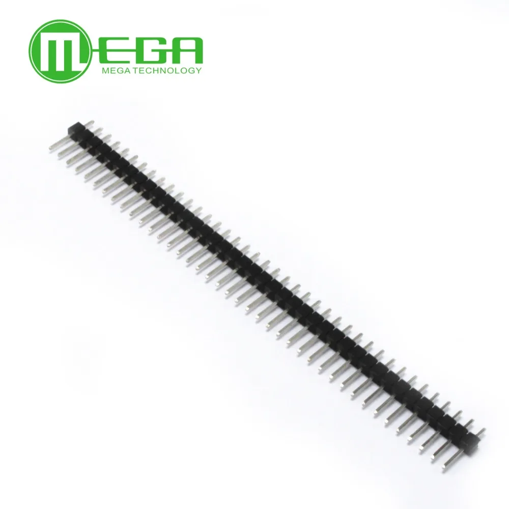 200 PCS Single Row Male 1X40 Pin Header Strip 2.54 mm